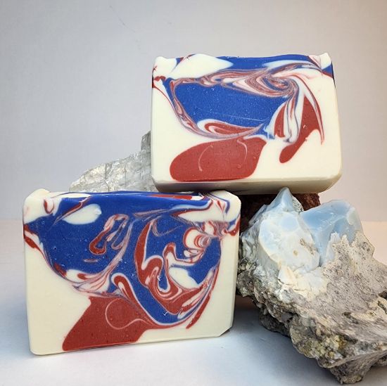 Picture of Patriotic Paradise Goat Milk Soap - 5oz